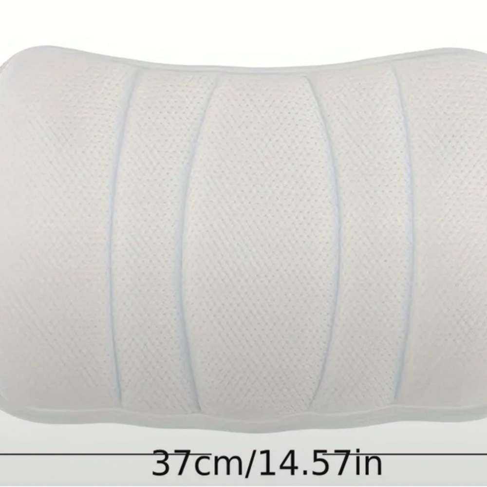 White Bath Pillow
